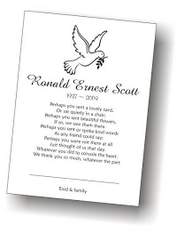 Verses and Hearses Funeral Stationery 290101 Image 3